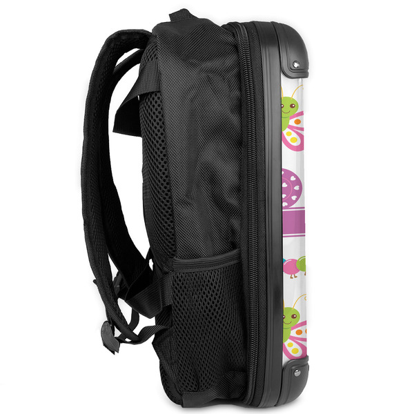 Butterflies 13" Hard Shell Backpacks - Side View