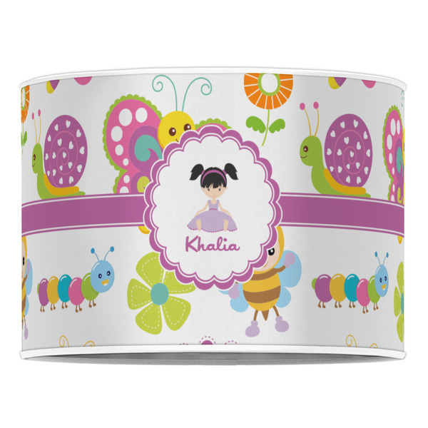 Butterflies 16" Drum Lampshade - FRONT (Poly Film)