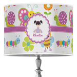 Butterflies 16" Drum Lamp Shade - Poly-film (Personalized)