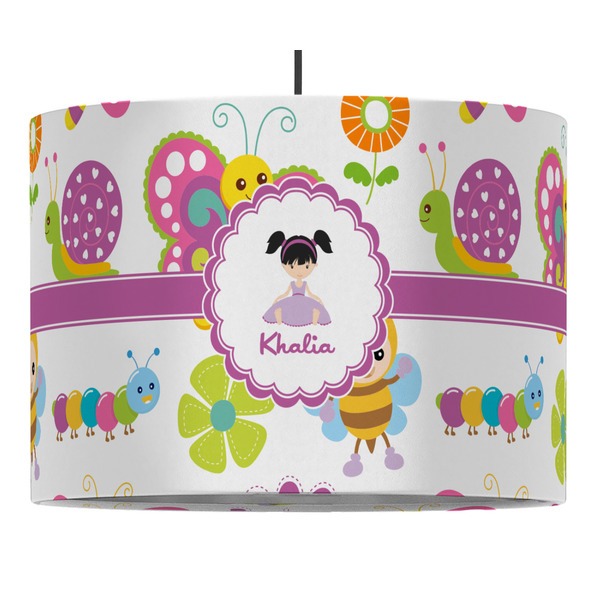Custom Butterflies Drum Pendant Lamp (Personalized)