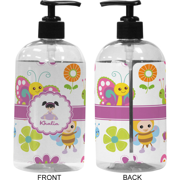 Butterflies 16 oz Plastic Liquid Dispenser (Approval)