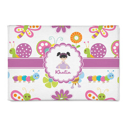 Butterflies 2' x 3' Indoor Area Rug (Personalized)