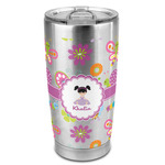 Butterflies 20oz Stainless Steel Double Wall Tumbler - Full Print (Personalized)