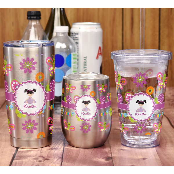 Butterflies 20oz SS Tumbler - Full Print - In Context
