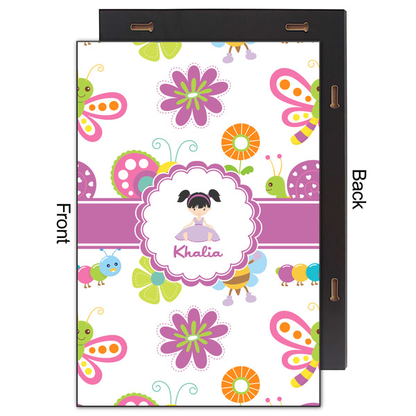 Butterflies 20x30 Wood Print - Front & Back View