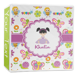 Butterflies 3-Ring Binder - 2 inch (Personalized)
