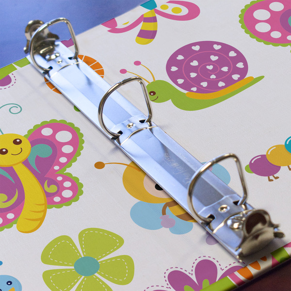 Butterflies 3 Ring Binders - Full Wrap - 1" - DETAIL