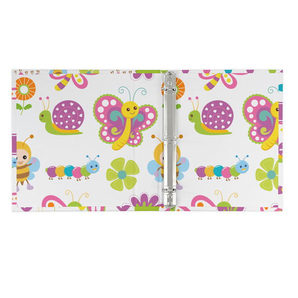 Butterflies 3 Ring Binders - Full Wrap - 1" - OPEN INSIDE