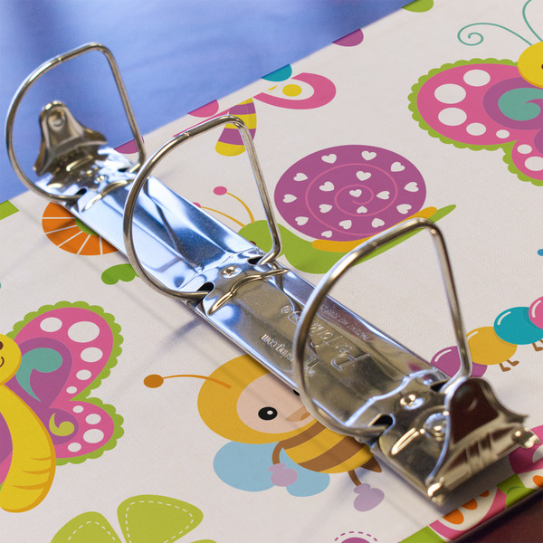 Butterflies 3 Ring Binders - Full Wrap - 2" - DETAIL