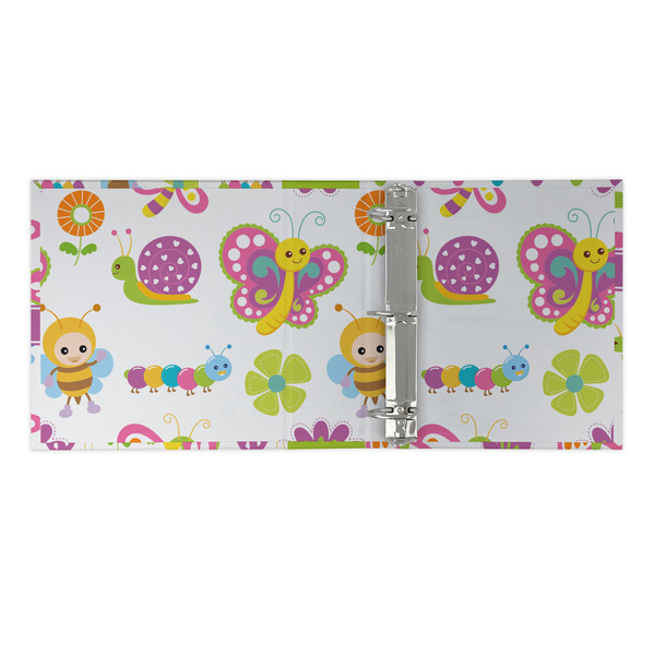 Butterflies 3 Ring Binders - Full Wrap - 2" - OPEN INSIDE