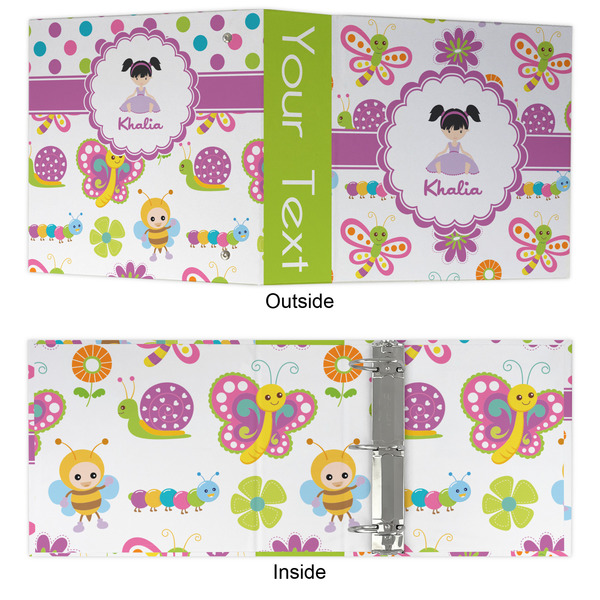 Butterflies 3 Ring Binders - Full Wrap - 3" - APPROVAL