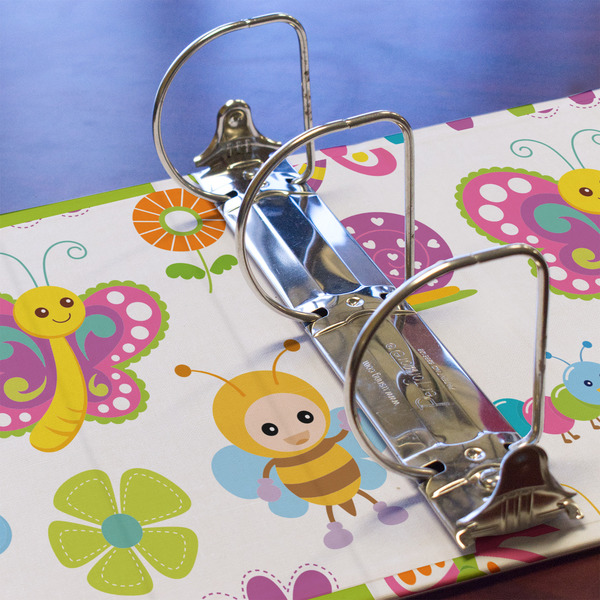 Butterflies 3 Ring Binders - Full Wrap - 3" - DETAIL
