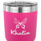 Butterflies 30 oz Stainless Steel Ringneck Tumbler - Pink - CLOSE UP