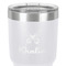 Butterflies 30 oz Stainless Steel Ringneck Tumbler - White - Close Up