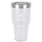 Butterflies 30 oz Stainless Steel Tumbler - White - Single-Sided (Personalized)