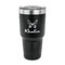 Butterflies 30 oz Stainless Steel Ringneck Tumblers - Black - FRONT