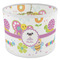 Butterflies 8" Drum Lampshade - ANGLE Poly-Film