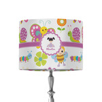 Butterflies 8" Drum Lamp Shade - Fabric (Personalized)
