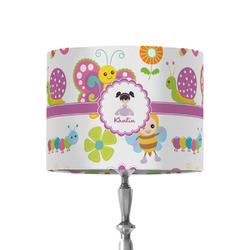 Butterflies 8" Drum Lamp Shade - Fabric (Personalized)