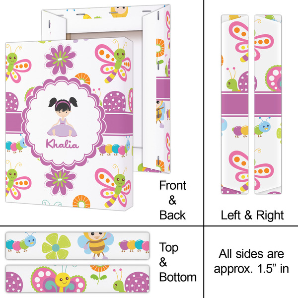 Butterflies 8x10 - Canvas Print - Approval