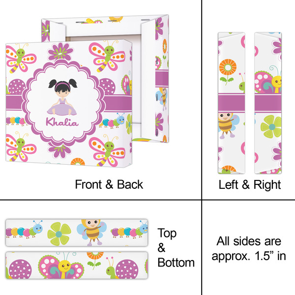 Butterflies 8x8 - Canvas Print - Approval