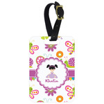 Butterflies Metal Luggage Tag w/ Name or Text