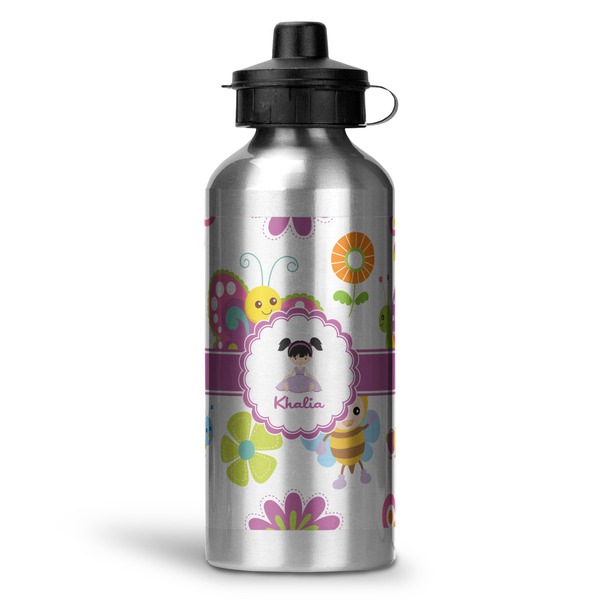 Custom Butterflies Water Bottle - Aluminum - 20 oz (Personalized)