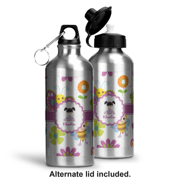 Butterflies Aluminum Water Bottle - Alternate lid options