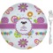 Butterflies 8" Glass Appetizer / Dessert Plates - Single or Set (Personalized)