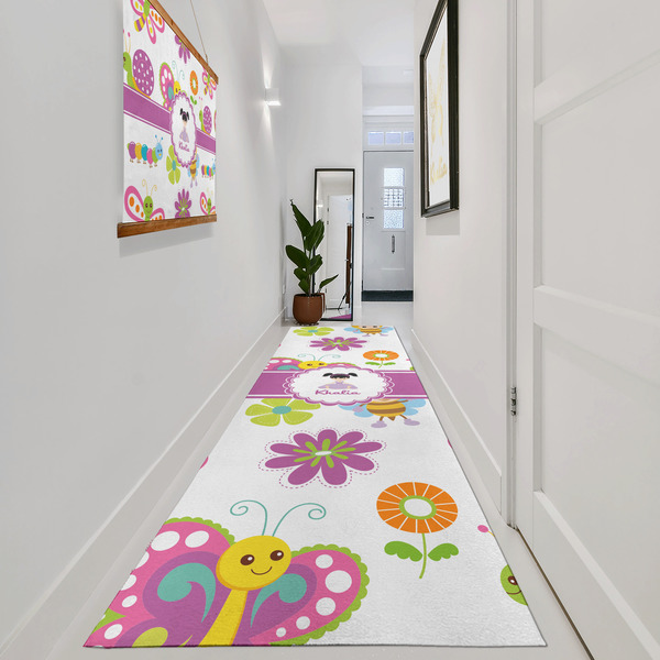 Butterflies Area Rug Sizes - In Context (vertical)