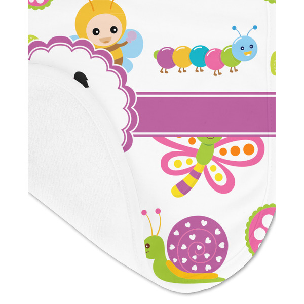 Butterflies Baby Bib - AFT detail