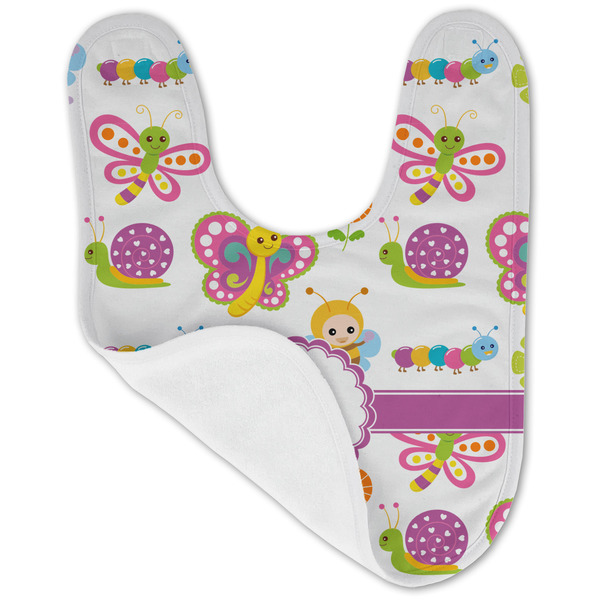 Butterflies Baby Bib - AFT folded
