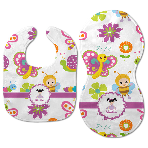 Butterflies Baby Bib & Burp Set - Approval (new bib & burp)