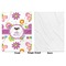 Butterflies Baby Blanket (Single Side - Printed Front, White Back)