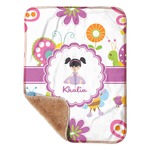 Butterflies Sherpa Baby Blanket - 30" x 40" w/ Name or Text