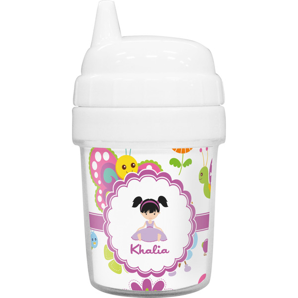 Custom Butterflies Baby Sippy Cup (Personalized)