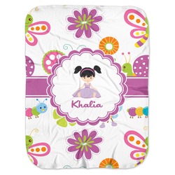 Butterflies Baby Swaddling Blanket (Personalized)