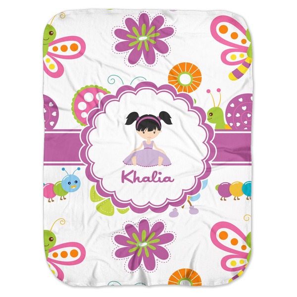 Custom Butterflies Baby Swaddling Blanket (Personalized)