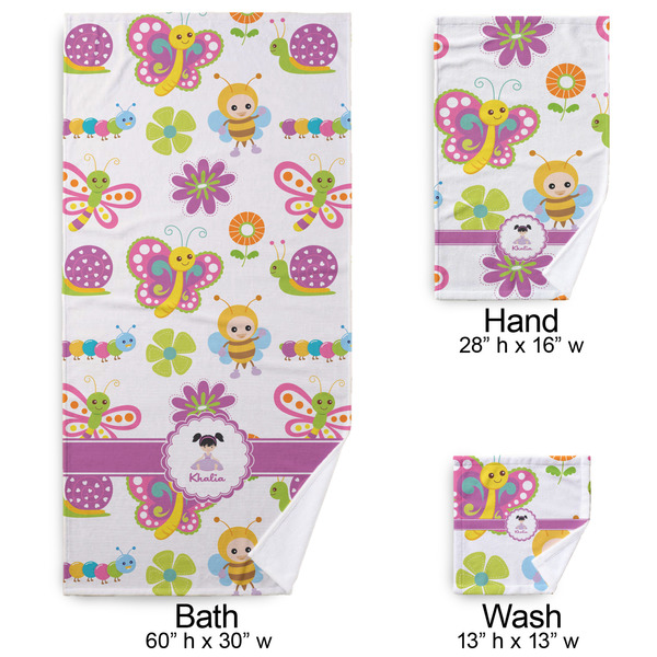 Butterflies Bath Towel Sets - 3-piece - Approval