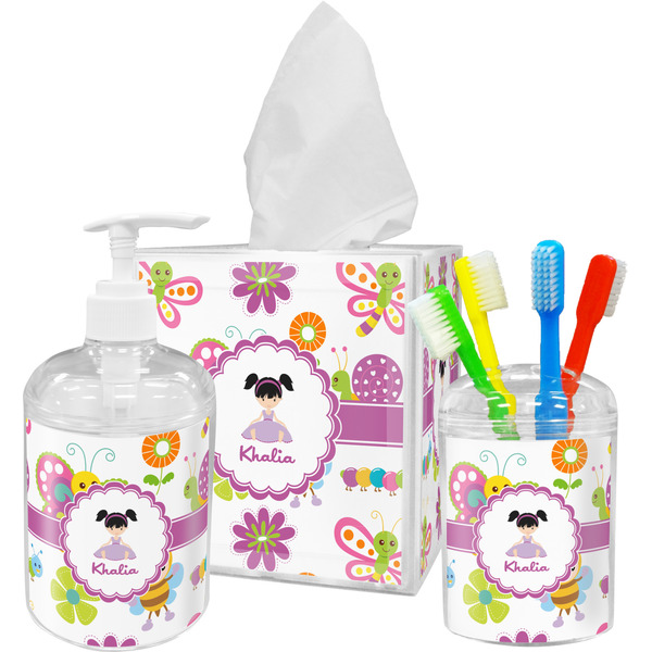 Butterflies Bathroom Accessories Set (Personalized)