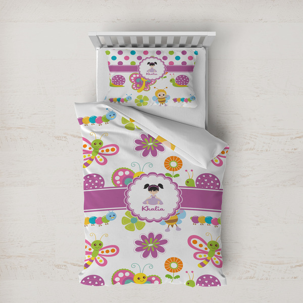 Custom Butterflies Duvet Cover Set - Twin XL (Personalized)