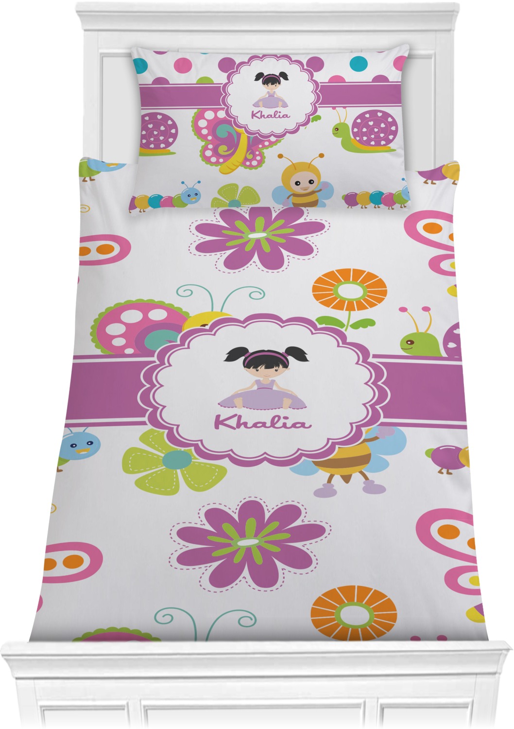 Butterflies Comforter Set Twin XL (Personalized) YouCustomizeIt