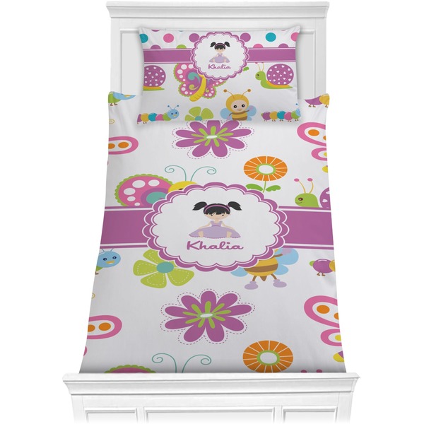 Custom Butterflies Comforter Set - Twin (Personalized)