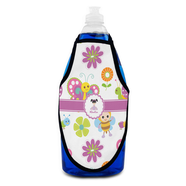 Butterflies Bottle Apron - Soap - FRONT