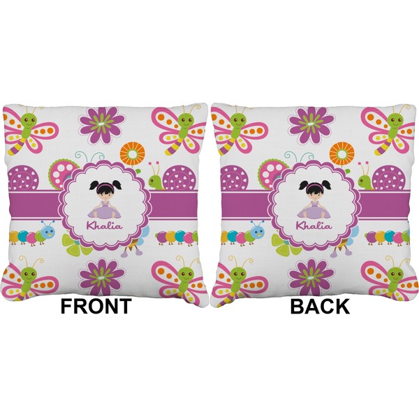 Butterflies Burlap Pillow Approval