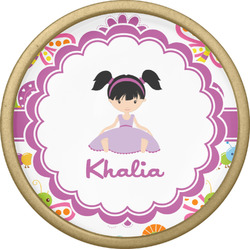 Butterflies Cabinet Knob - Gold (Personalized)