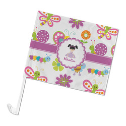 Butterflies Car Flag - Large (Personalized)
