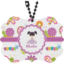 Butterflies Rear View Mirror Charm (Personalized)
