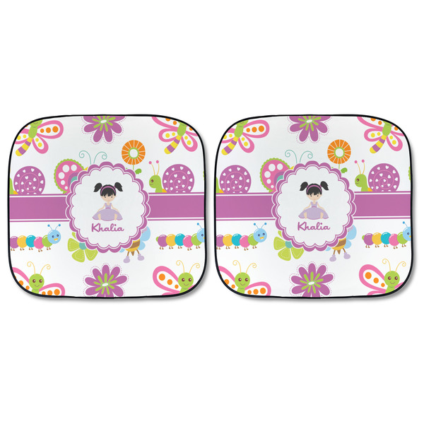 Butterflies Car Sun Shades - FRONT