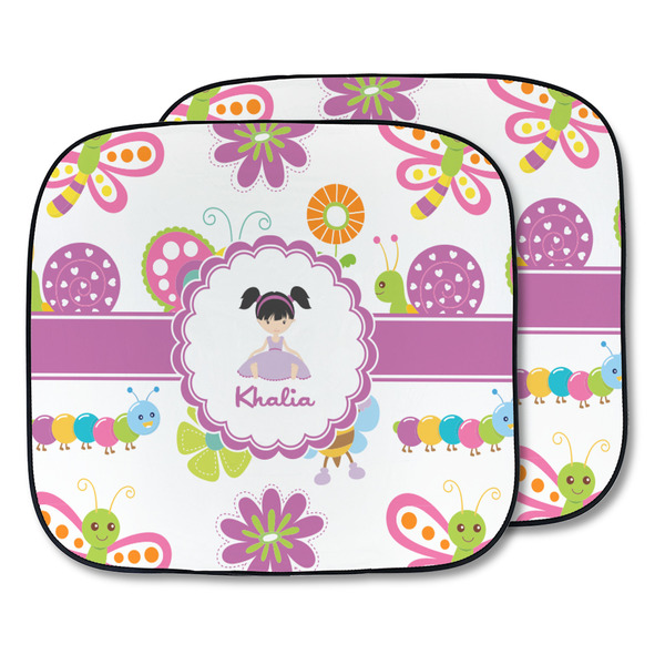 Custom Butterflies Car Sun Shade - Two Piece (Personalized)